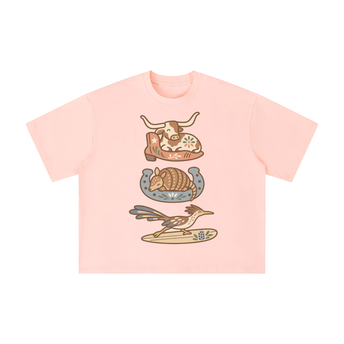 Texas Wildlife Western Trio Graphic Tee