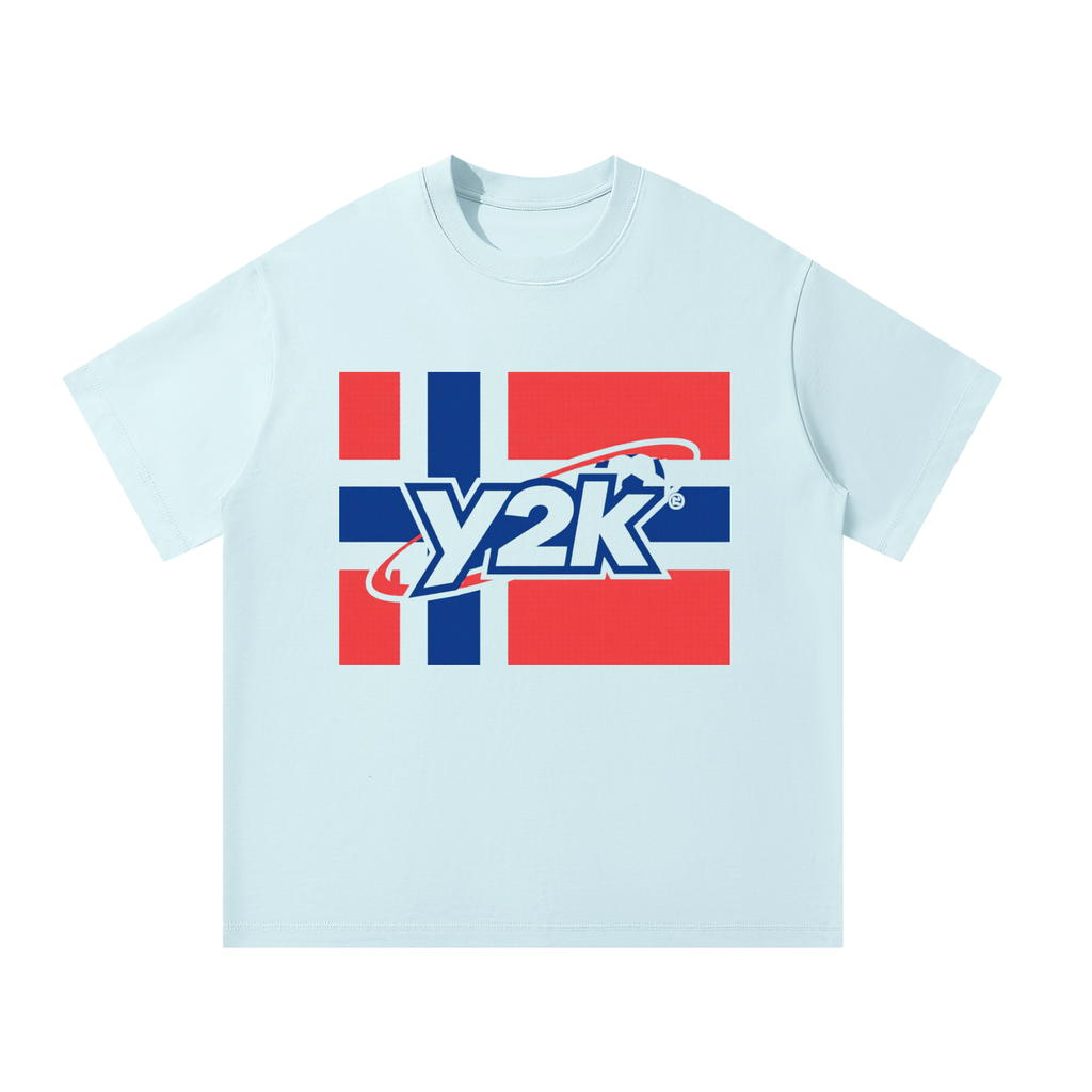 Y2k Norwegian flag Unisex Oversized T-Shirt
