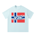 Y2k Norwegian flag Unisex Oversized T-Shirt