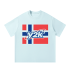 Y2k Norwegian flag Unisex Oversized T-Shirt