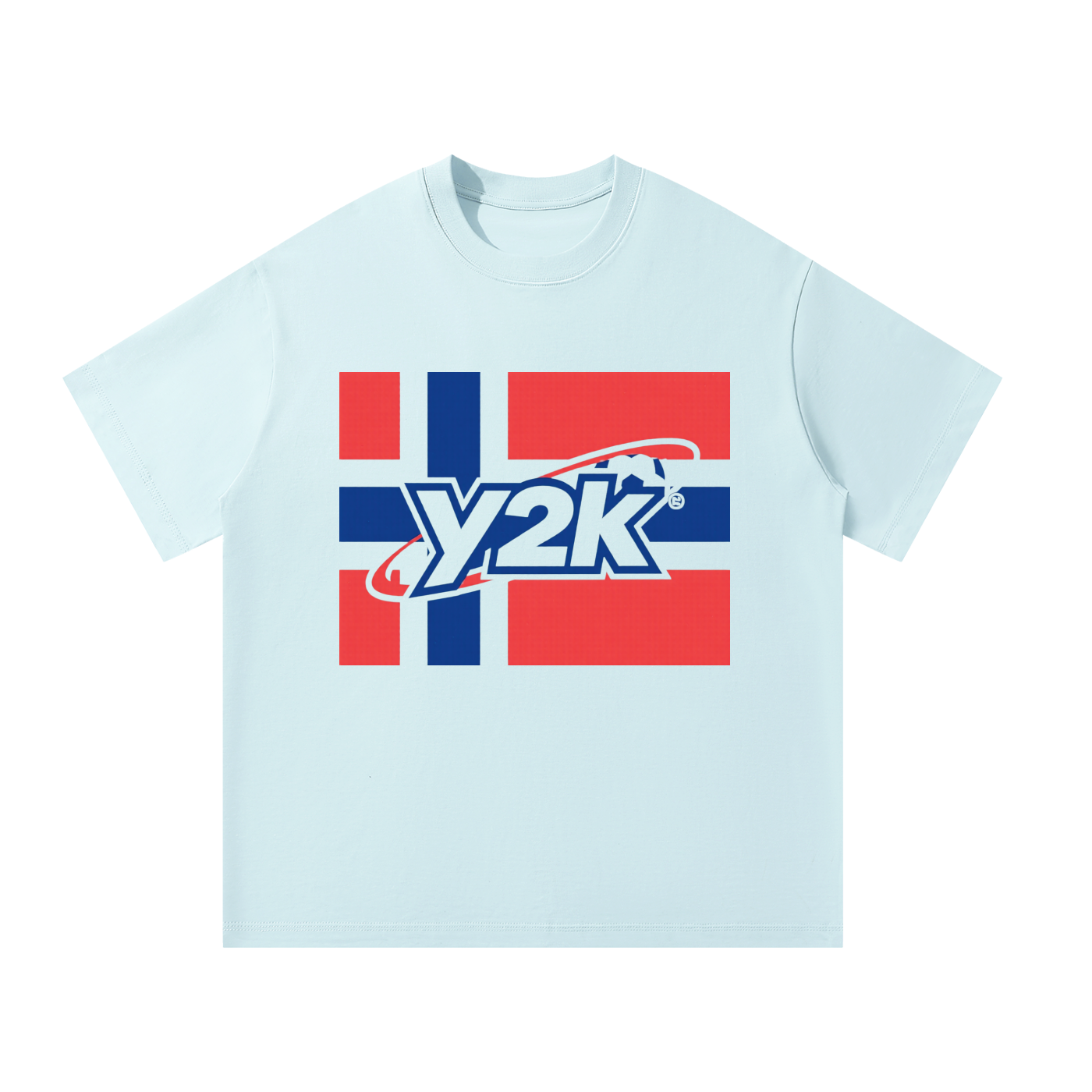 Y2k Norwegian flag Unisex Oversized T-Shirt