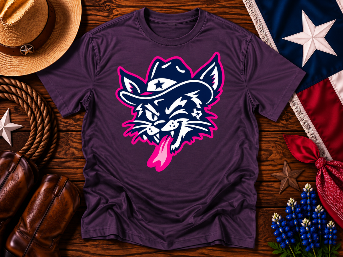 Texas Outlaw Cat Graphic Tee