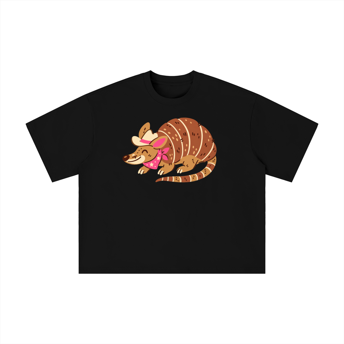 Texas Cowboy Armadillo Graphic Tee