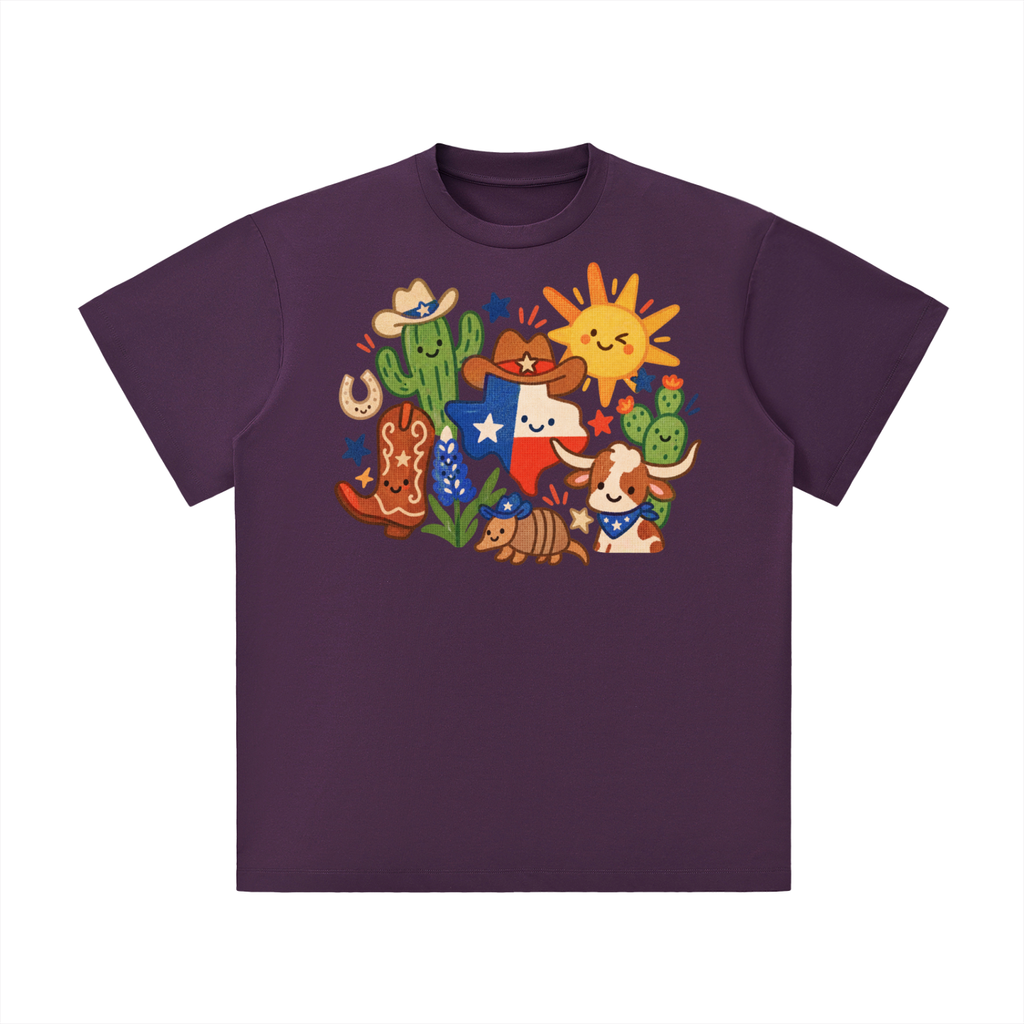 Cute Texas Icons Western Graphic Tee