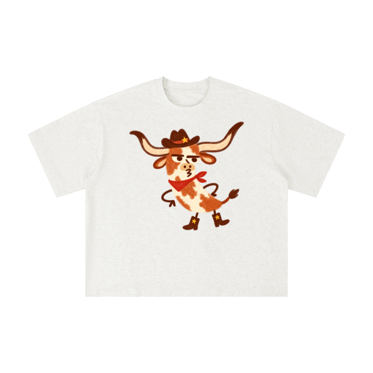 Sassy Texas Longhorn Cowboy Graphic Tee