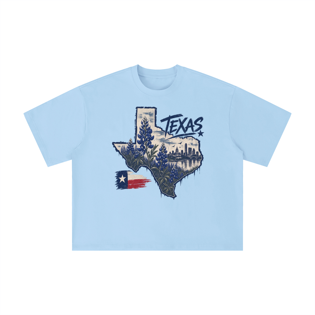 Vintage Texas Bluebonnet State Graphic Tee