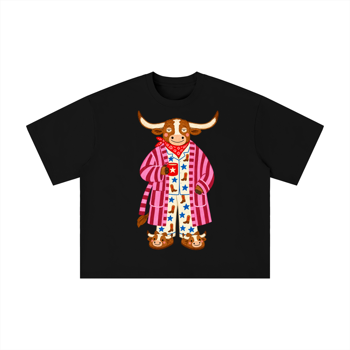 Cozy Texas Longhorn Pajama Tee
