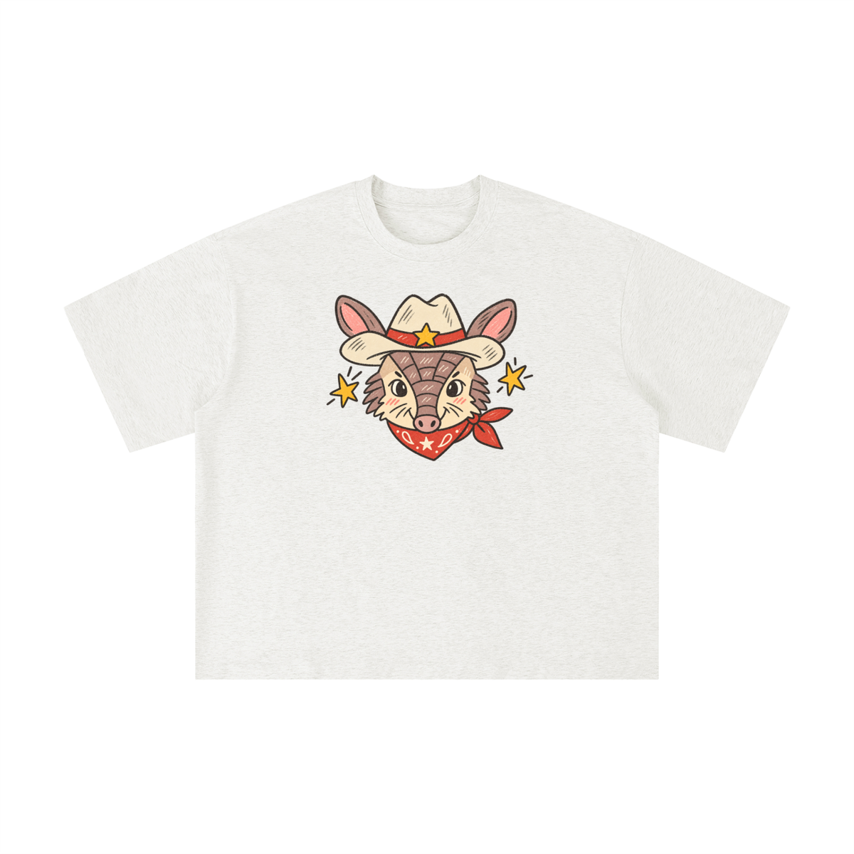 Howdy Cowboy Armadillo Texas Graphic Tee