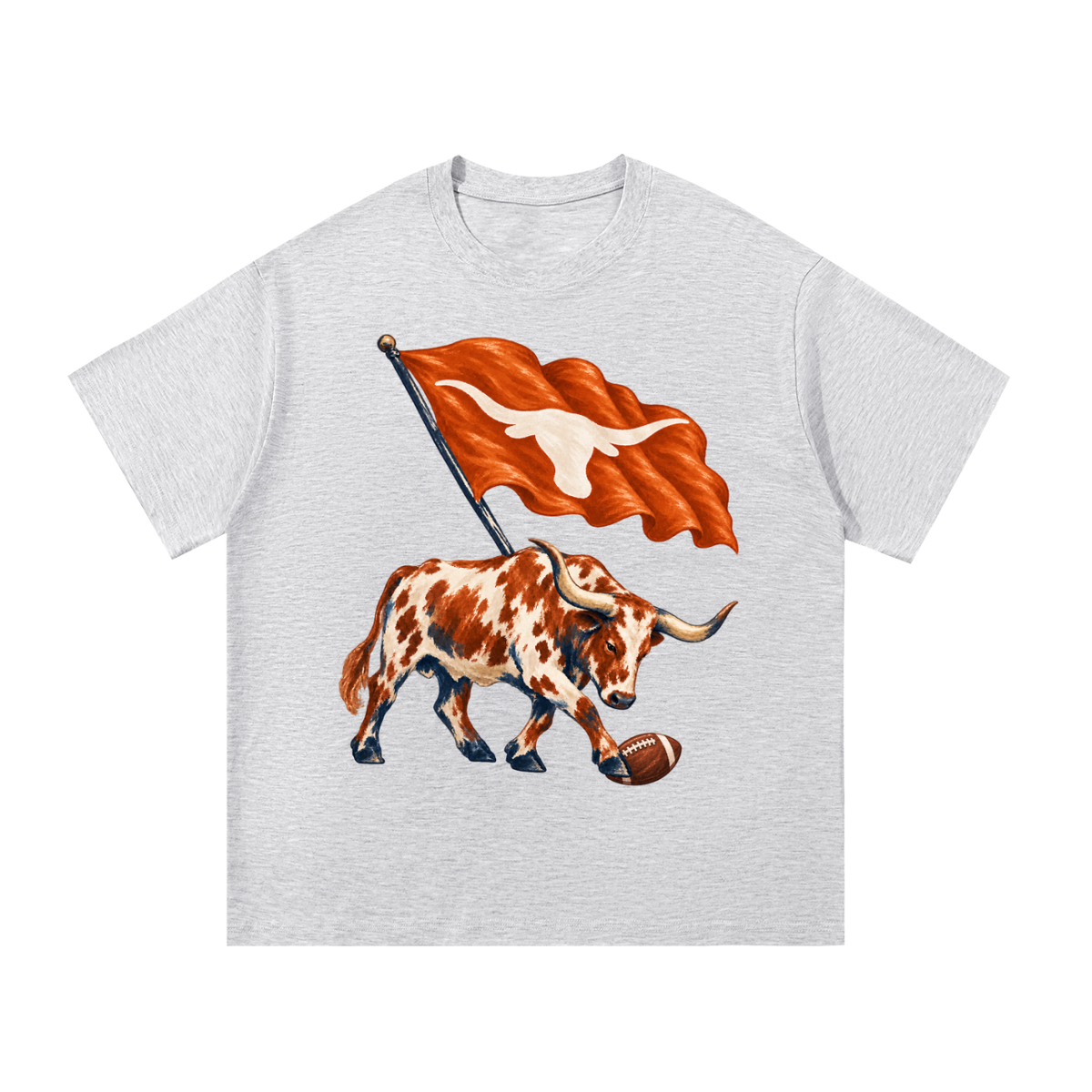 Texas Longhorn Football Flag Vintage T-Shirt INSPIRED NOT REAL MERCH