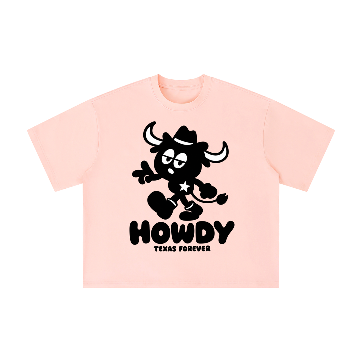 Howdy Texas Longhorn Mascot Tee