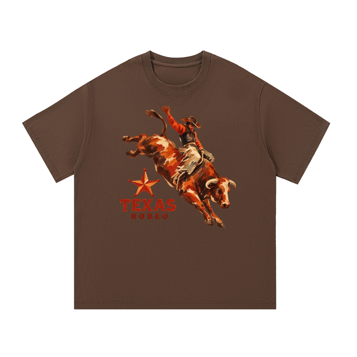 Texas Rodeo Bull Rider Western Graphic Tee