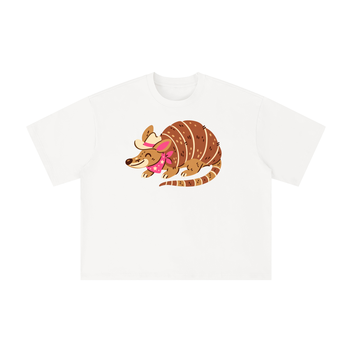 Texas Cowboy Armadillo Graphic Tee