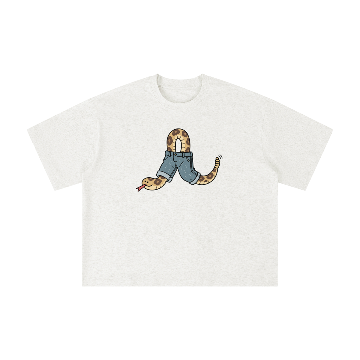 Texas Rattlesnake in Jeans Graphic Tee