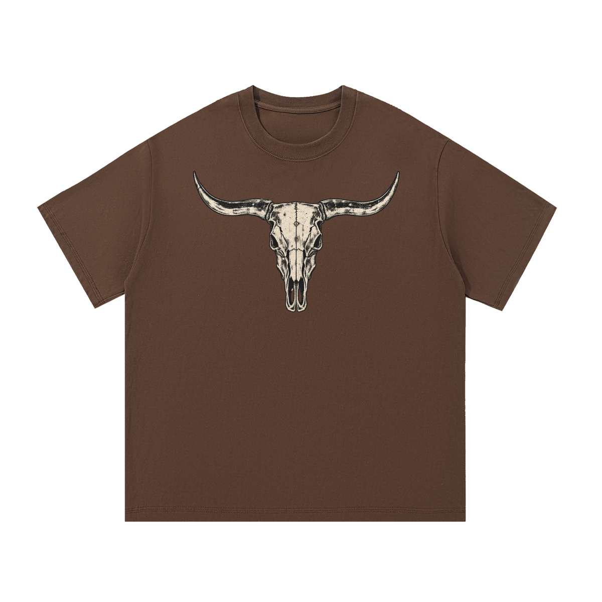 Vintage Longhorn Skull Western Graphic Tee