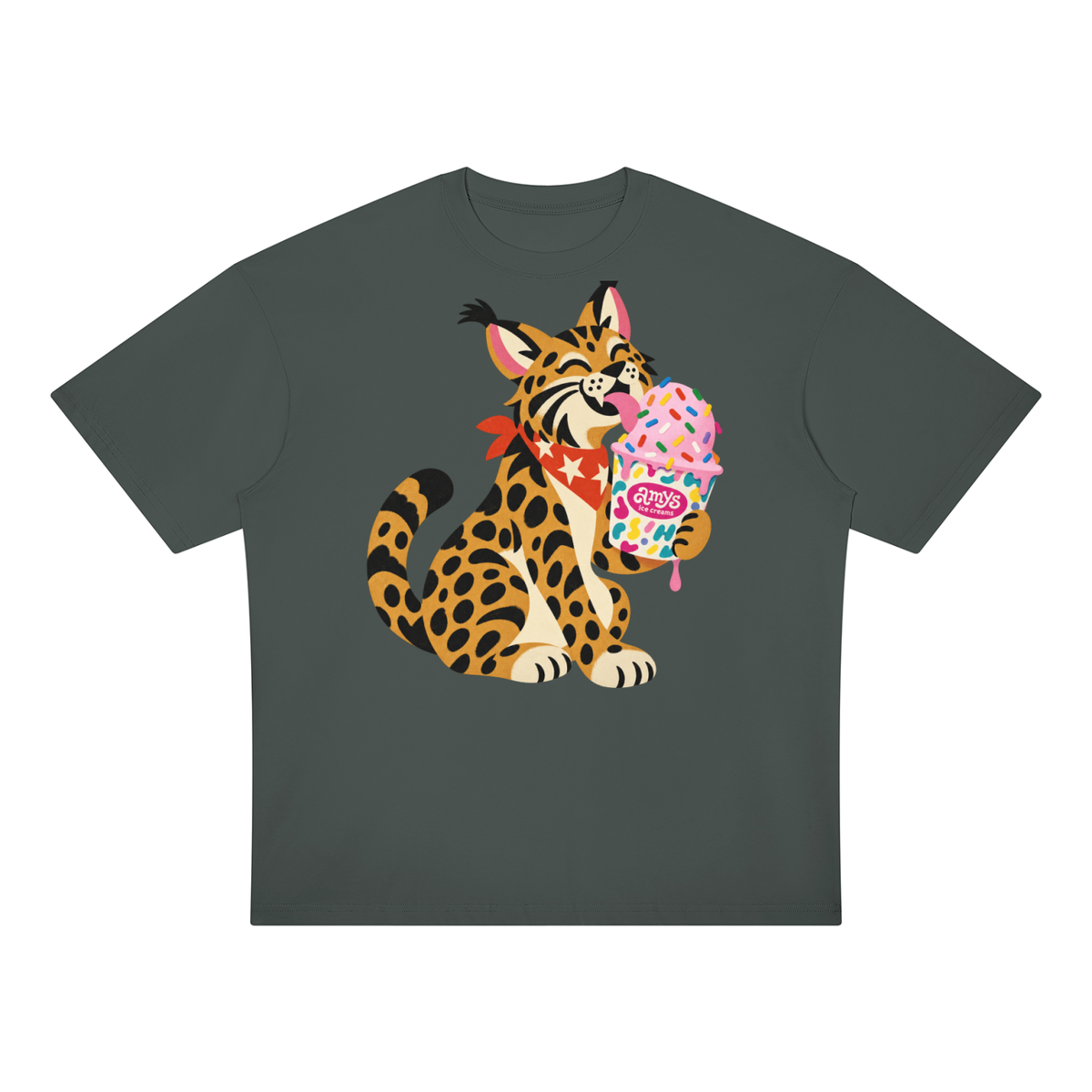 Texas Bobcat Amy’s Ice Cream Graphic Tee