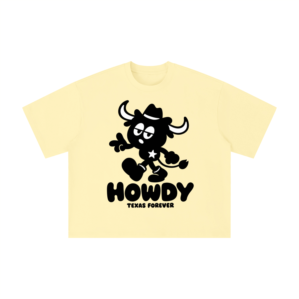 Howdy Texas Longhorn Mascot Tee