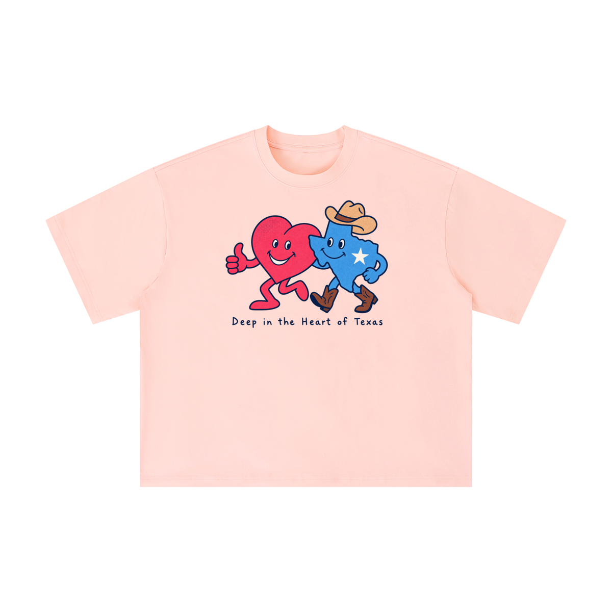 Deep in the Heart of Texas Heart & Lone Star T-Shirt