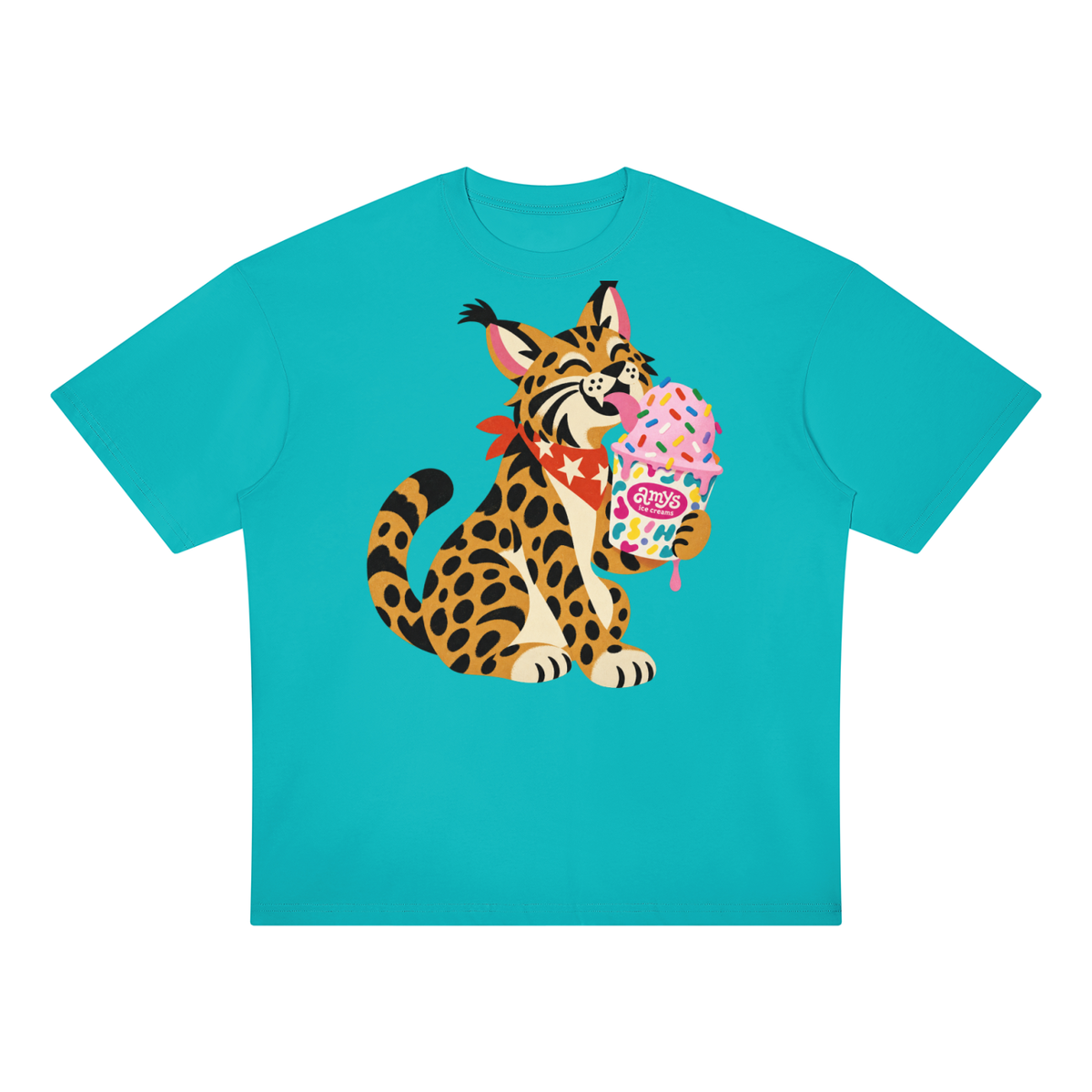 Texas Bobcat Amy’s Ice Cream Graphic Tee