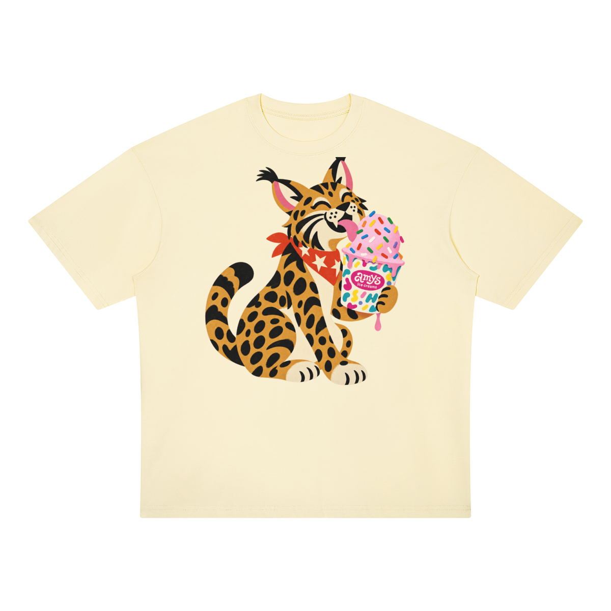 Texas Bobcat Amy’s Ice Cream Graphic Tee