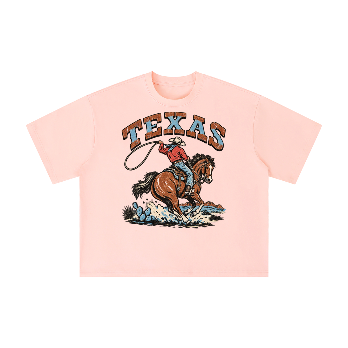Vintage Texas Cowboy Lasso Graphic Tee