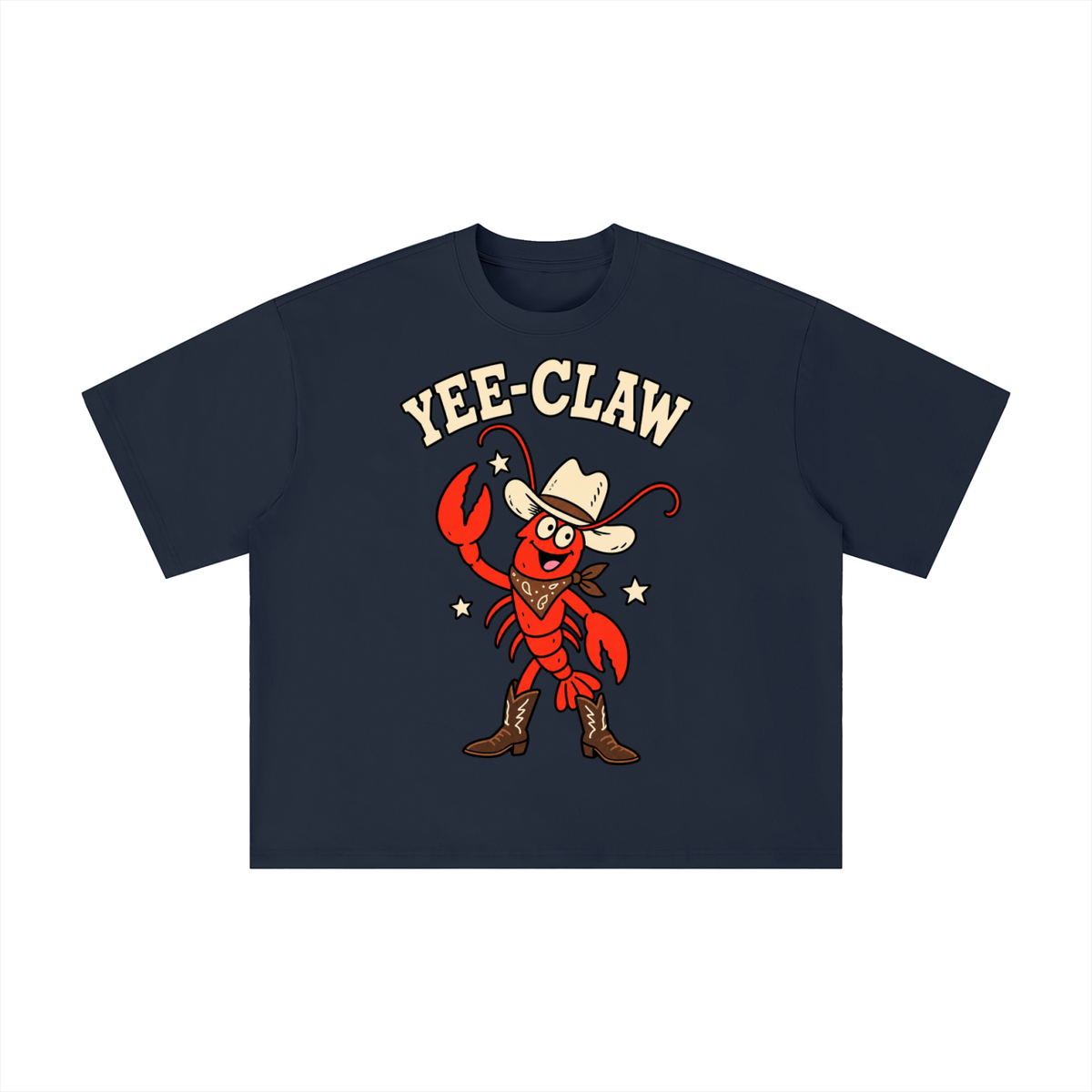 Yee-Claw Texas Crawfish Cowboy Graphic Tee