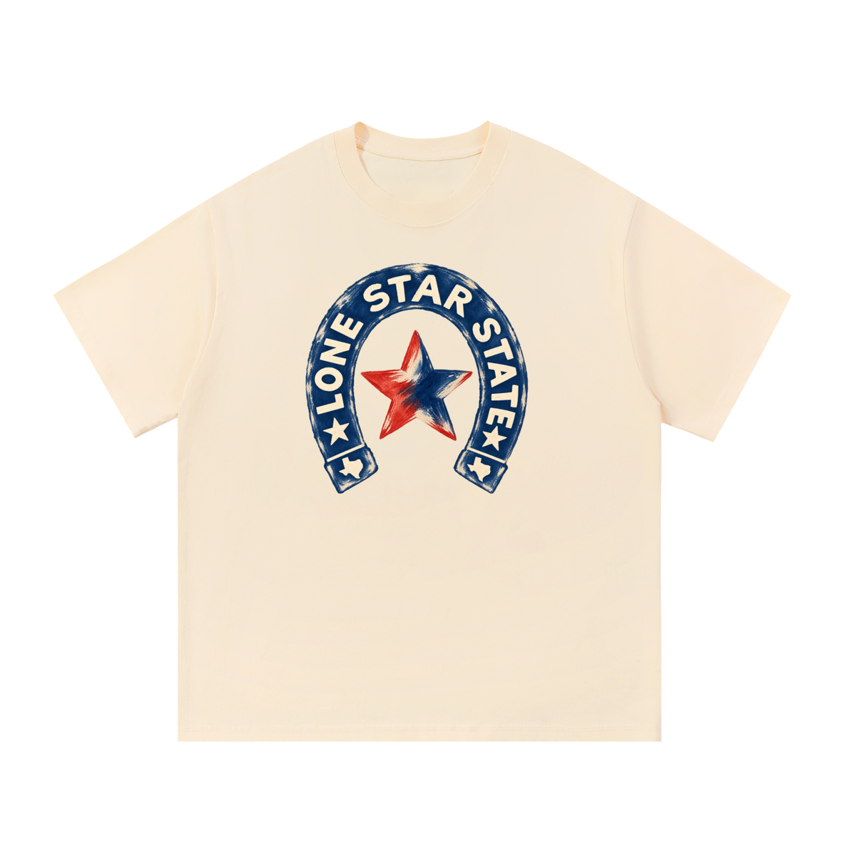 Lone Star State Vintage Horseshoe Graphic Tee