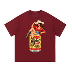 Shiner Bock Texas Cowgirl Vintage Graphic Tee