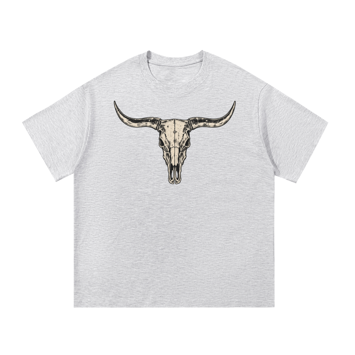 Vintage Longhorn Skull Western Graphic Tee