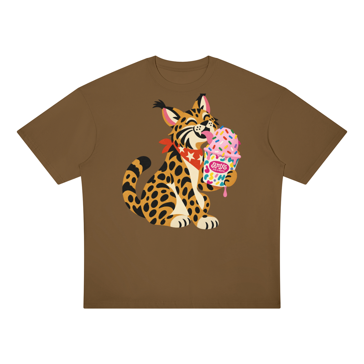 Texas Bobcat Amy’s Ice Cream Graphic Tee