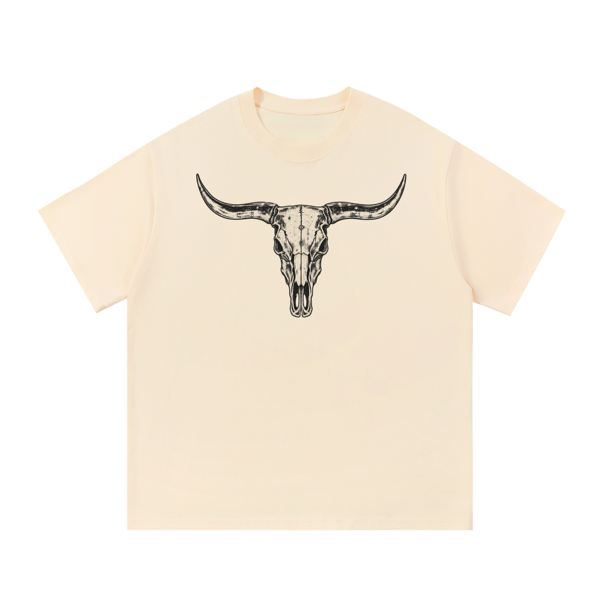 Vintage Longhorn Skull Western Graphic Tee