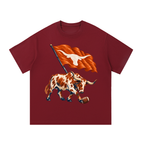 Texas Longhorn Football Flag Vintage T-Shirt INSPIRED NOT REAL MERCH