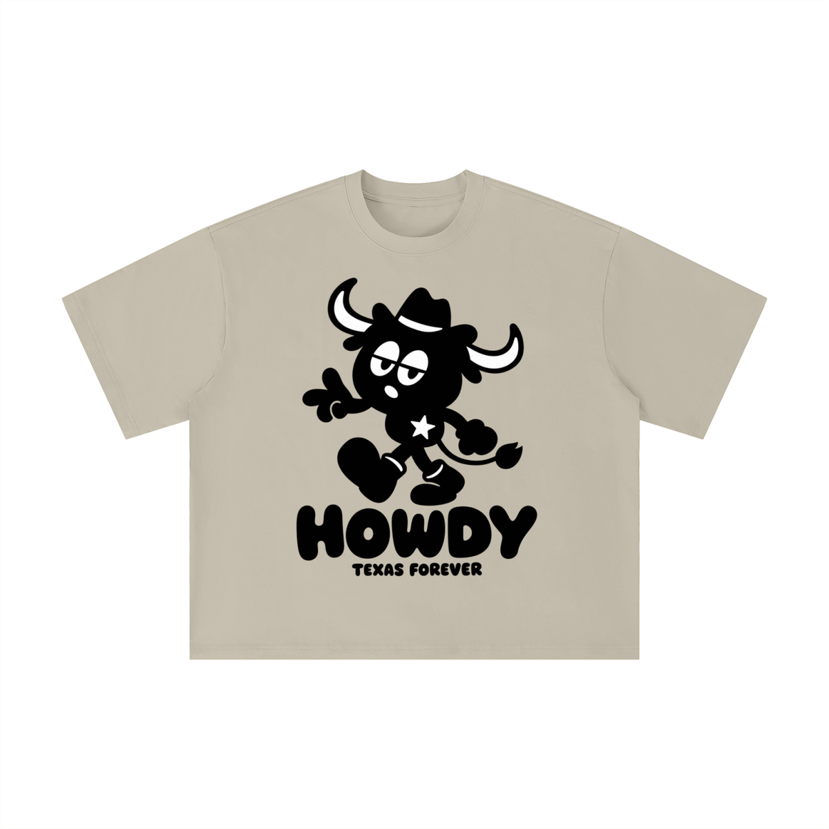 Howdy Texas Longhorn Mascot Tee