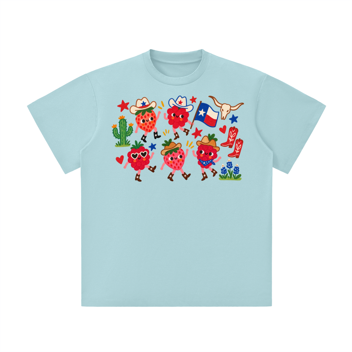 Texas Berry Cowgirls Graphic Tee
