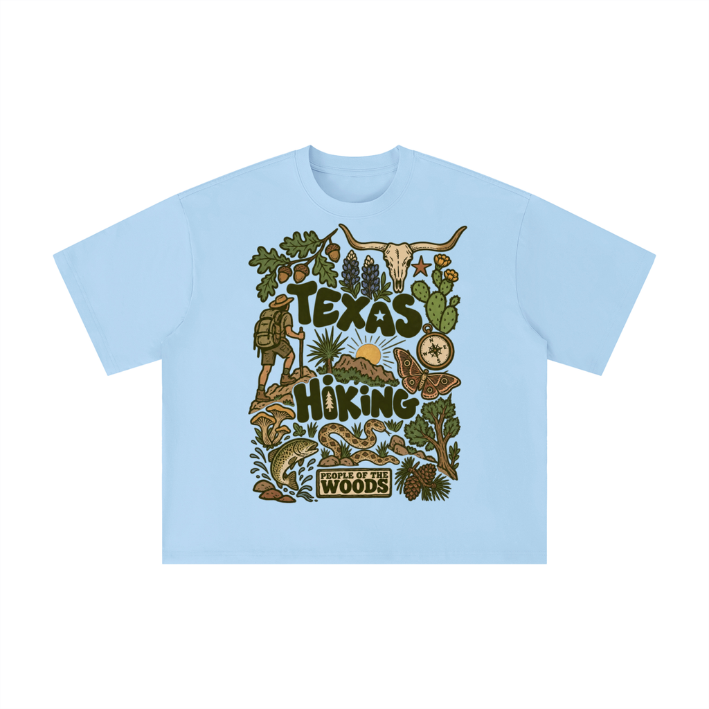 Texas Hiking Vintage Outdoor Graphic Tee