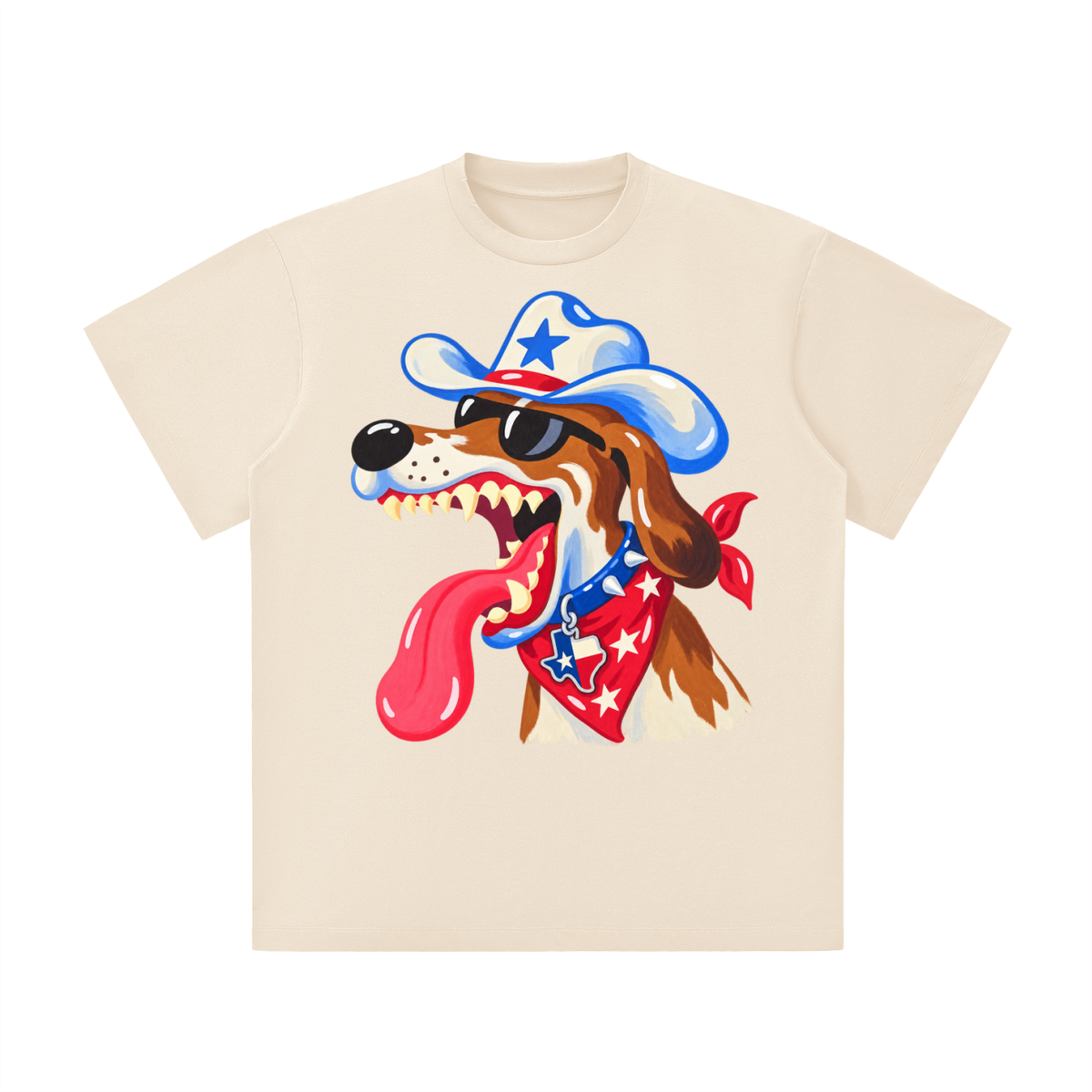 Texas Wild Dog Cowboy Tee