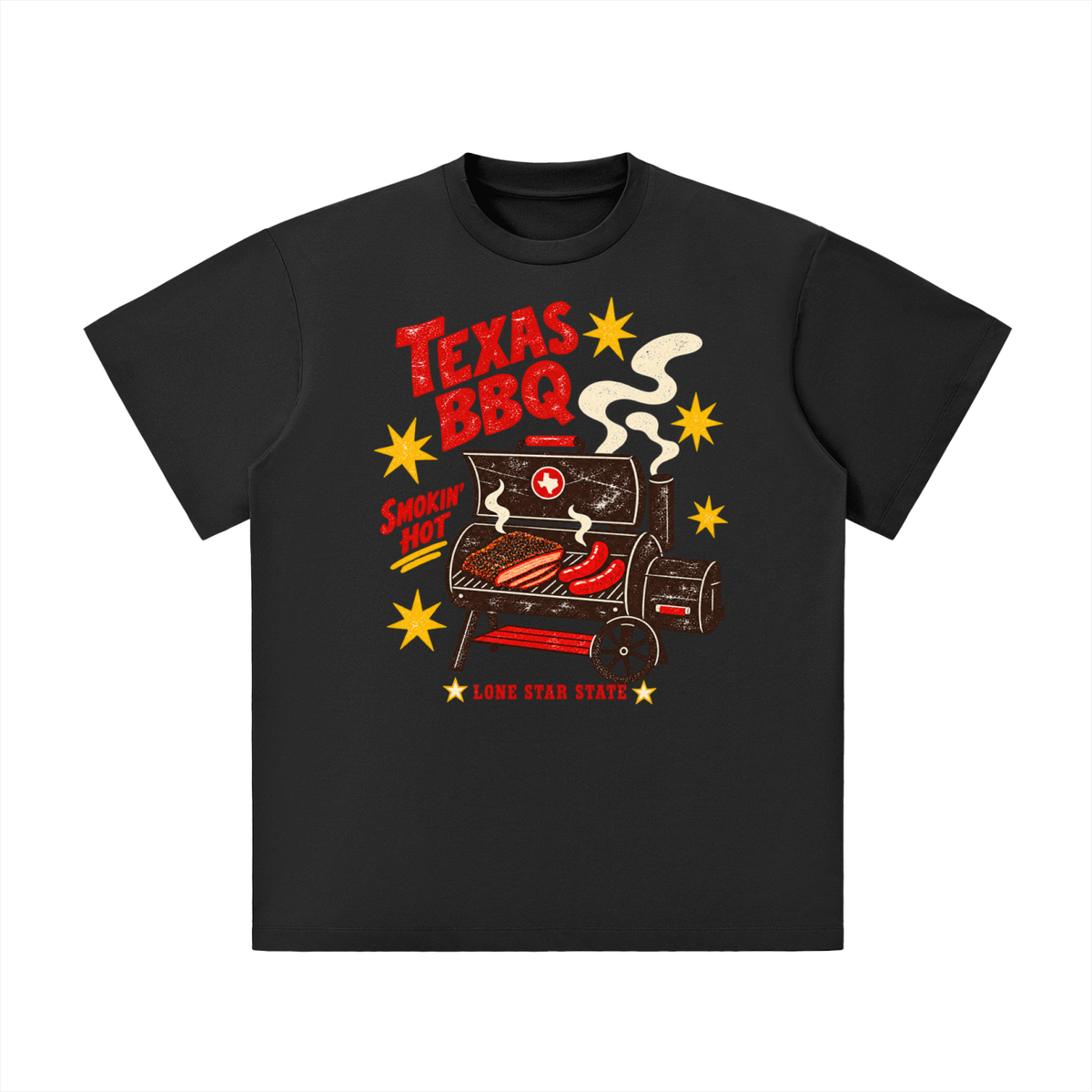 Vintage Texas BBQ Smokin’ Hot Graphic Tee