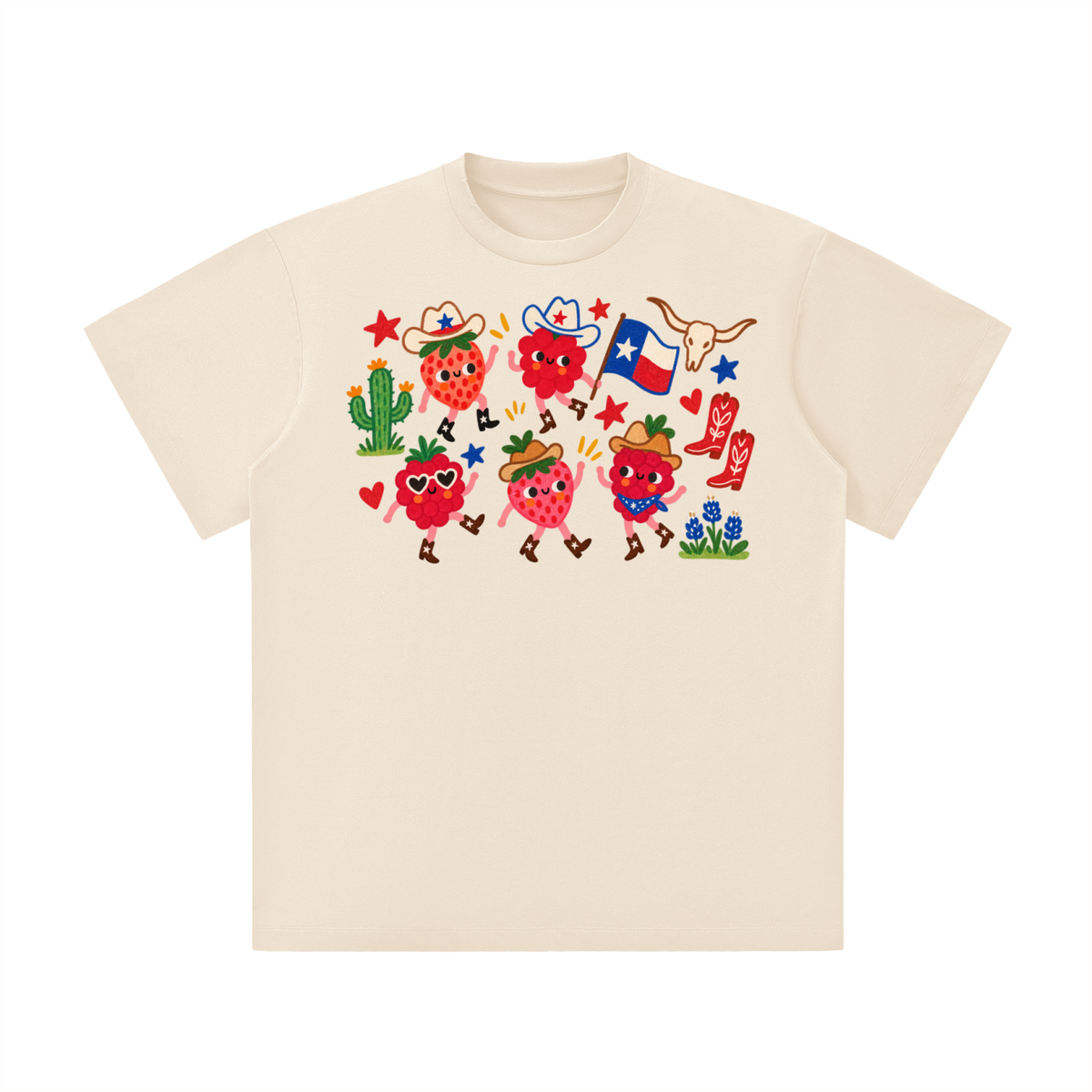 Texas Berry Cowgirls Graphic Tee