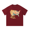 Texas Trails Across America Western Graphic Tee