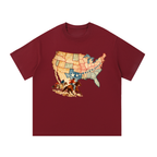 Texas Trails Across America Western Graphic Tee