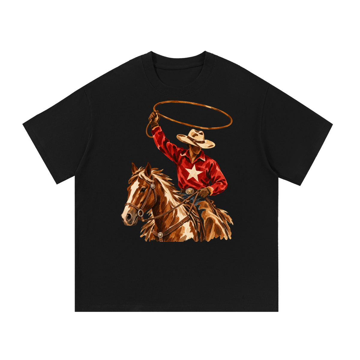 Lone Star Lasso Cowboy Tee