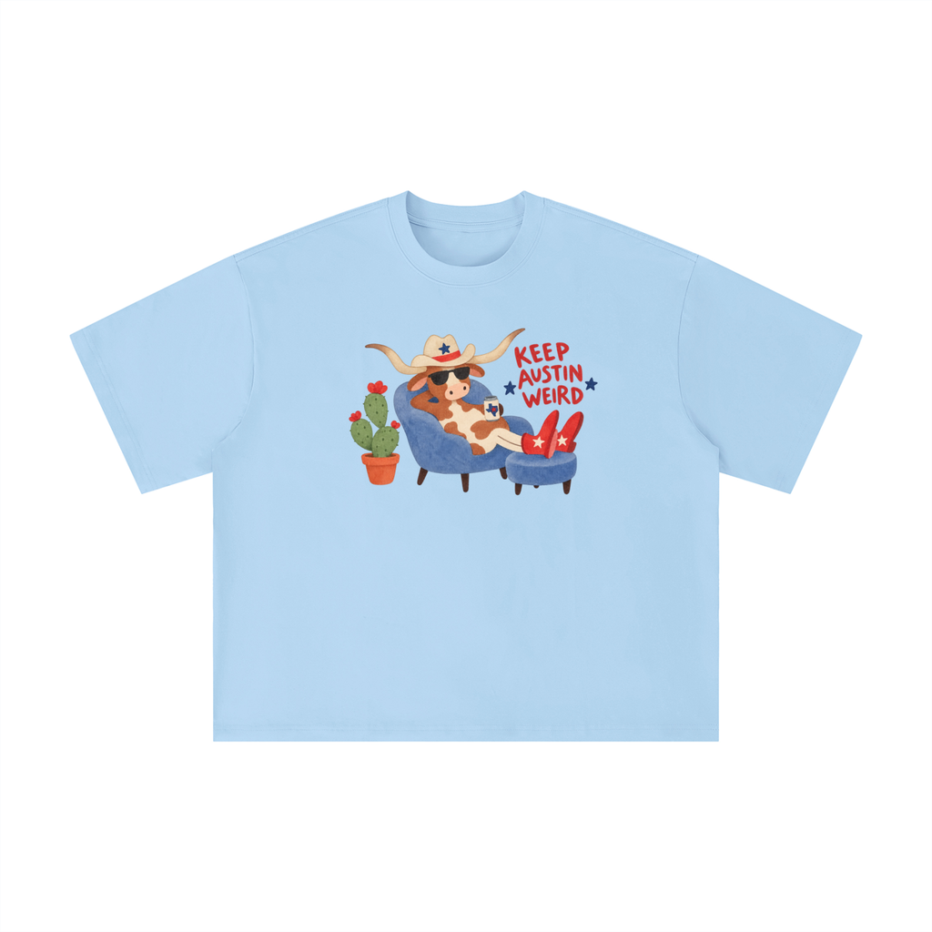 Keep Austin Weird Longhorn Lounge Graphic Tee