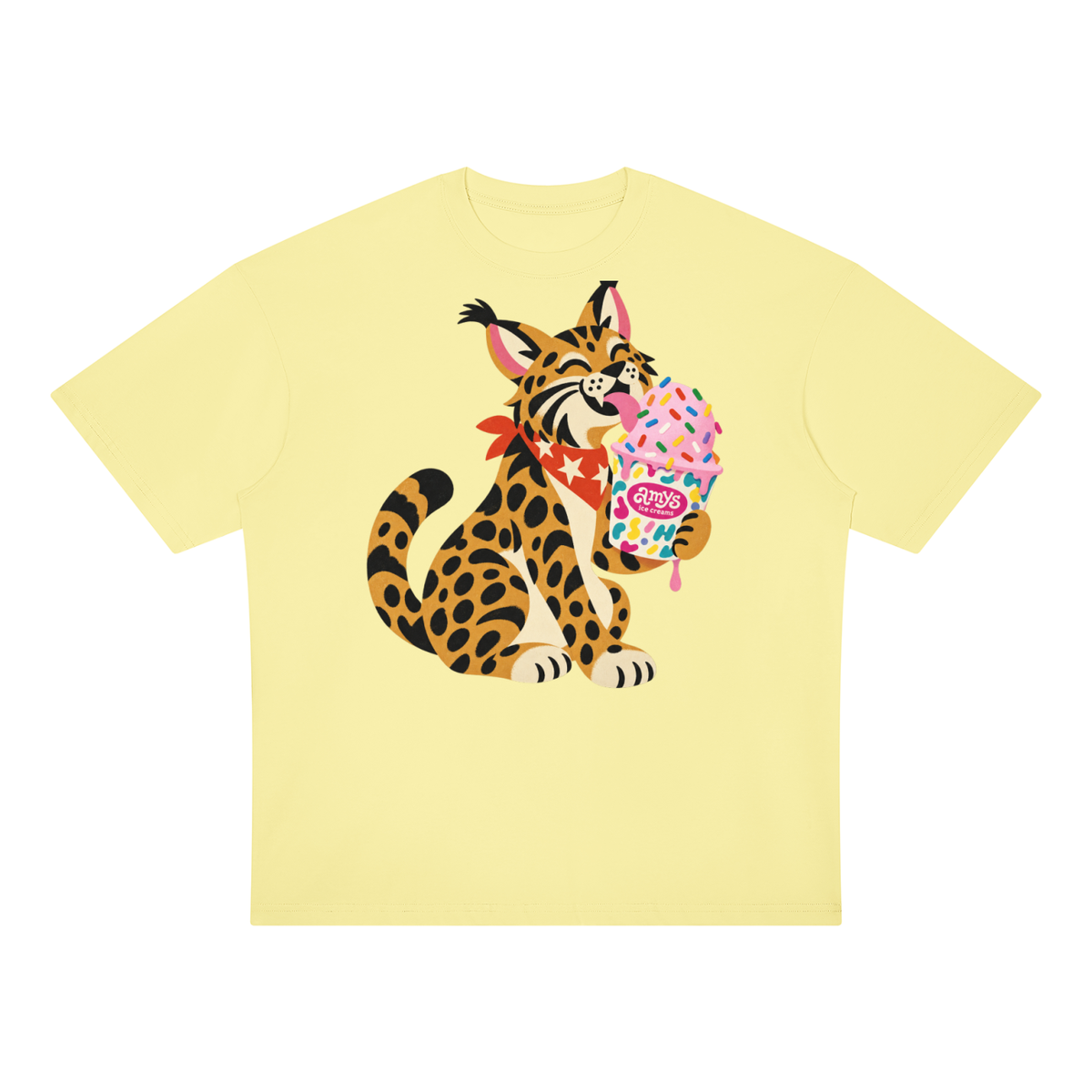 Texas Bobcat Amy’s Ice Cream Graphic Tee