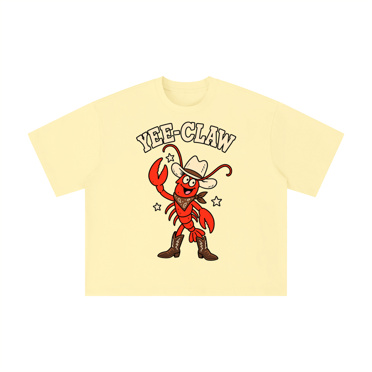Yee-Claw Texas Crawfish Cowboy Graphic Tee