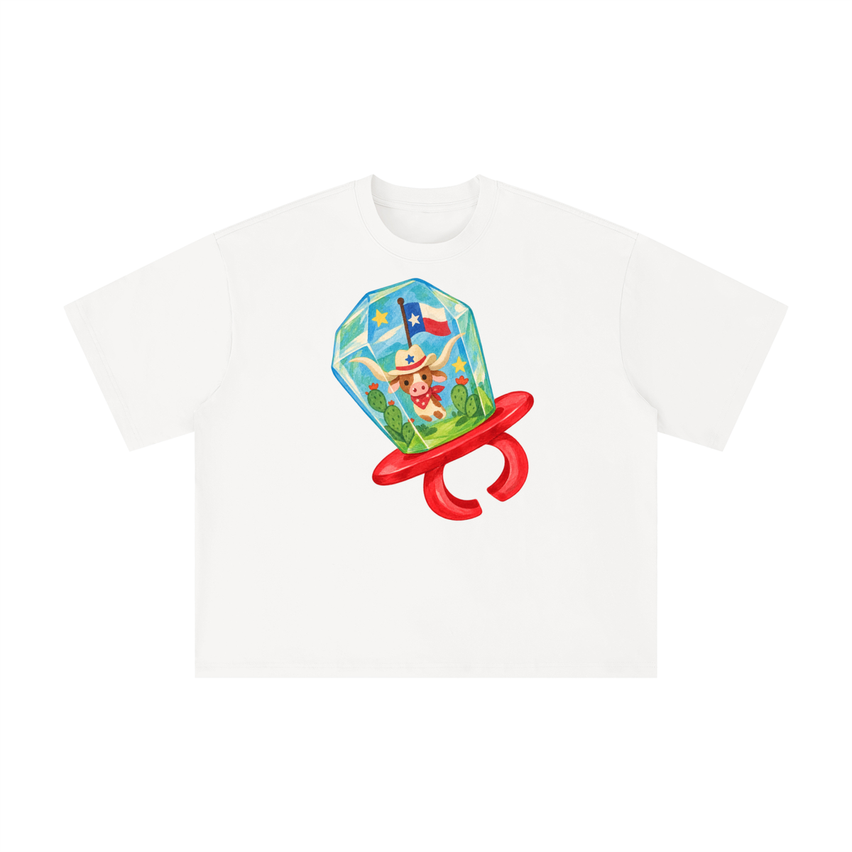 Texas Longhorn Gem Rattle Graphic Tee