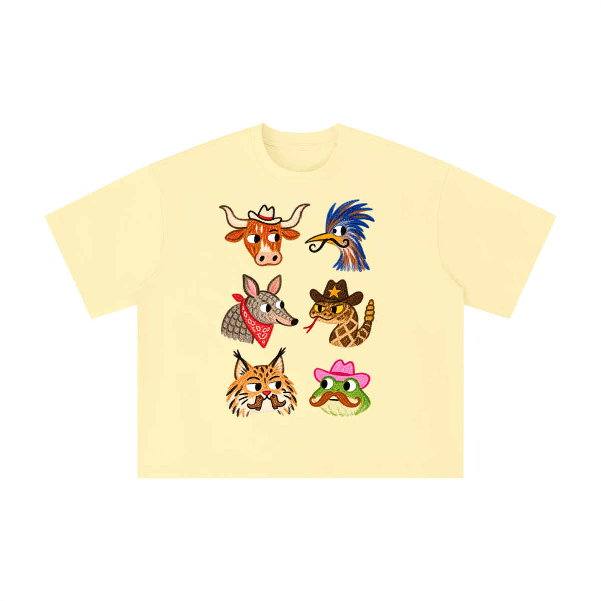 Texas Cowboy Critters Tee