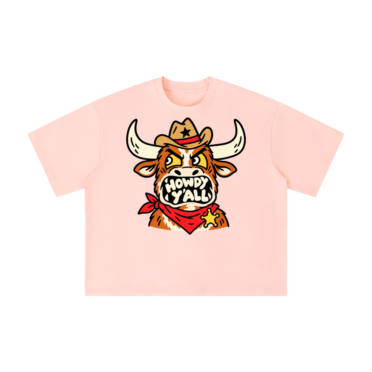 Howdy Y’all Texas Longhorn Sheriff Graphic Tee