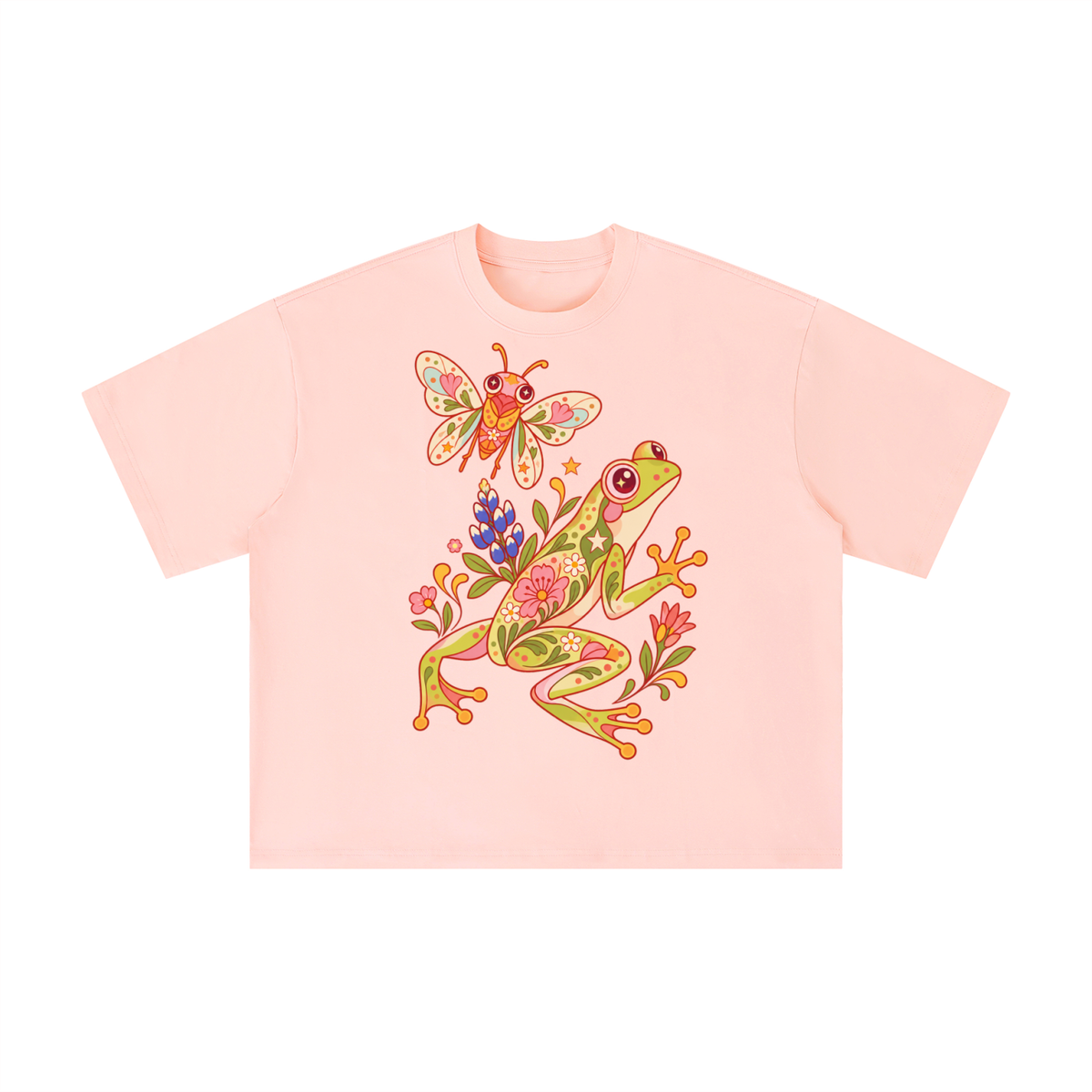 Texas Frog & Cicada Wildflower Graphic Tee