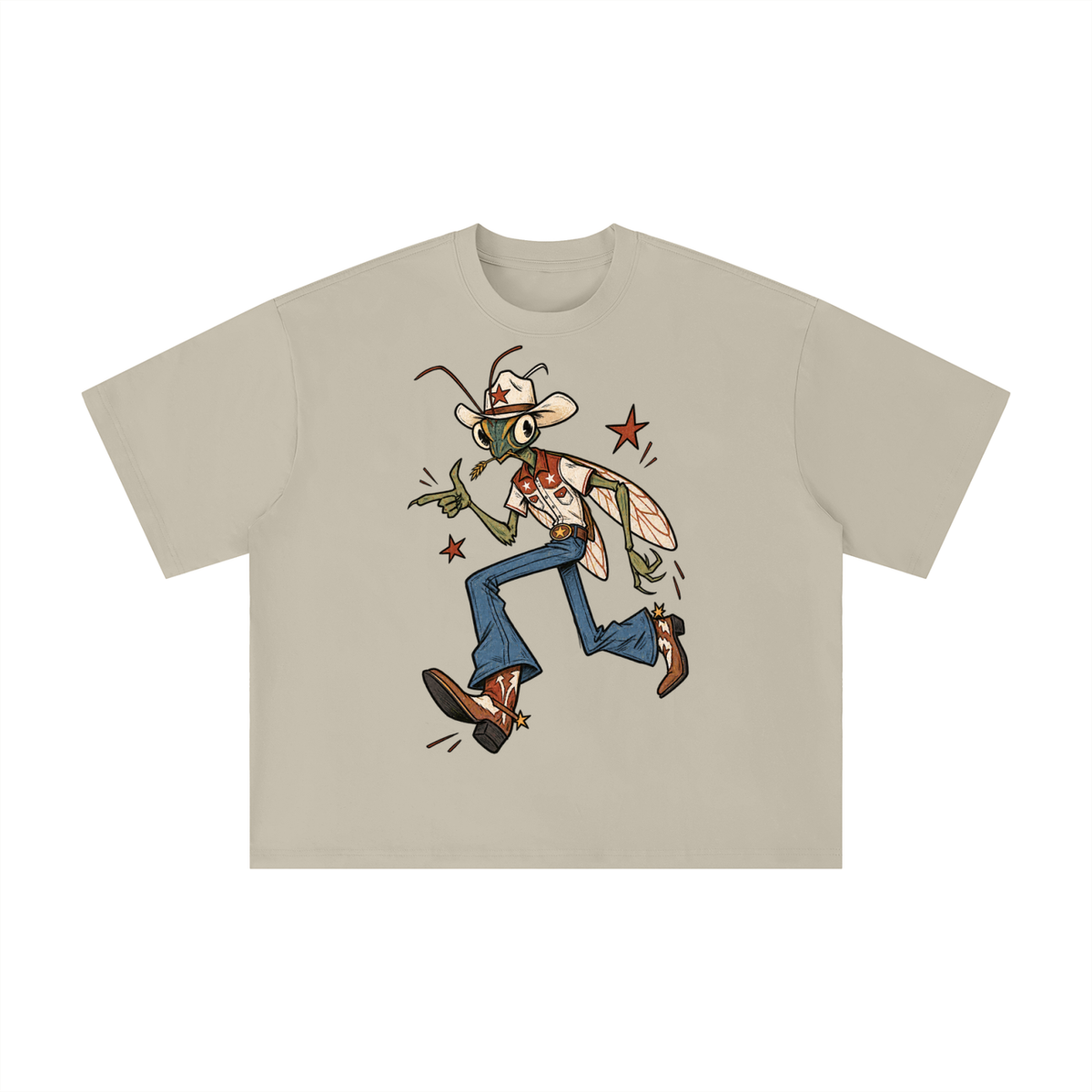 Texas Cicada Cowboy Graphic Tee