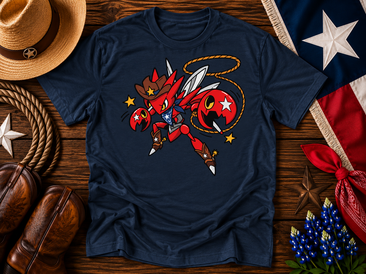 Texas Cowboy Bug Graphic Tee