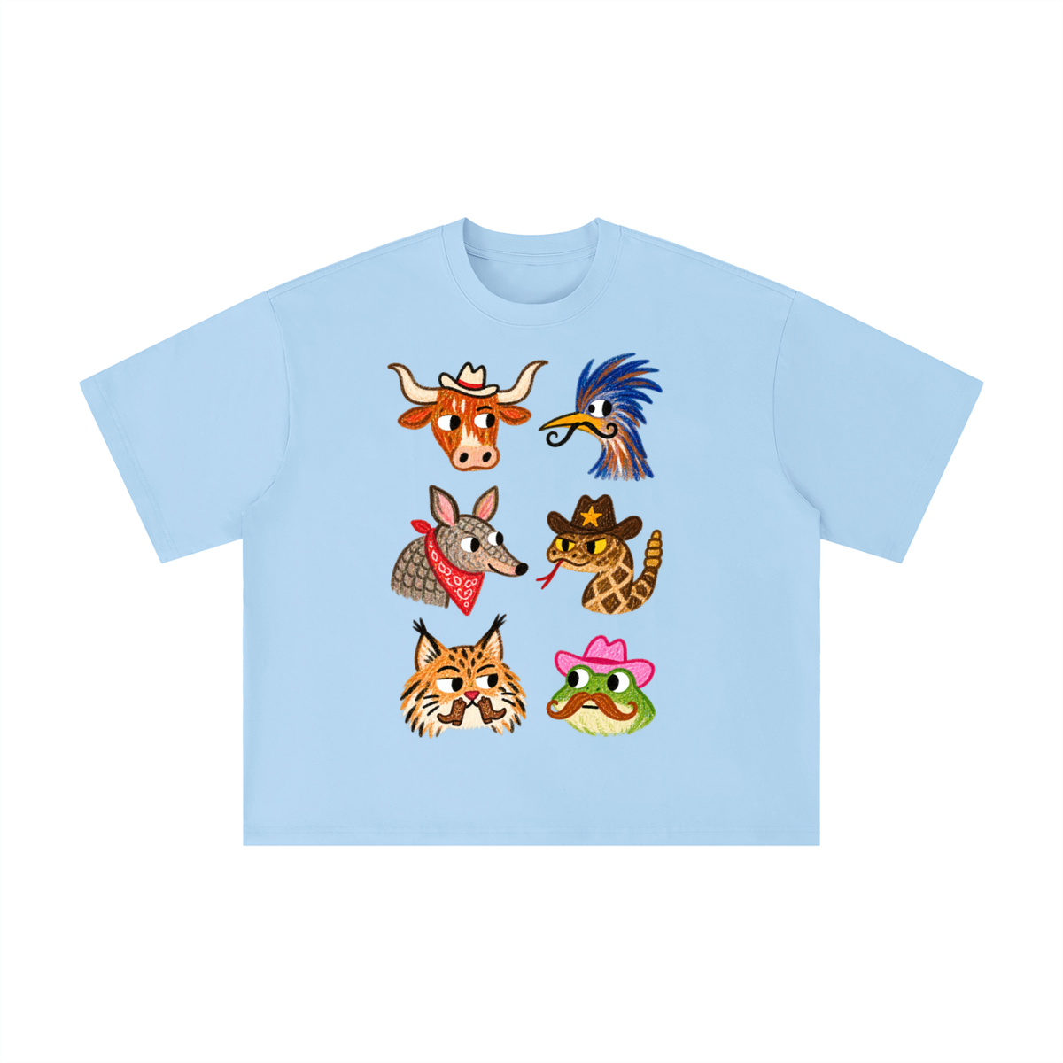 Texas Cowboy Critters Tee